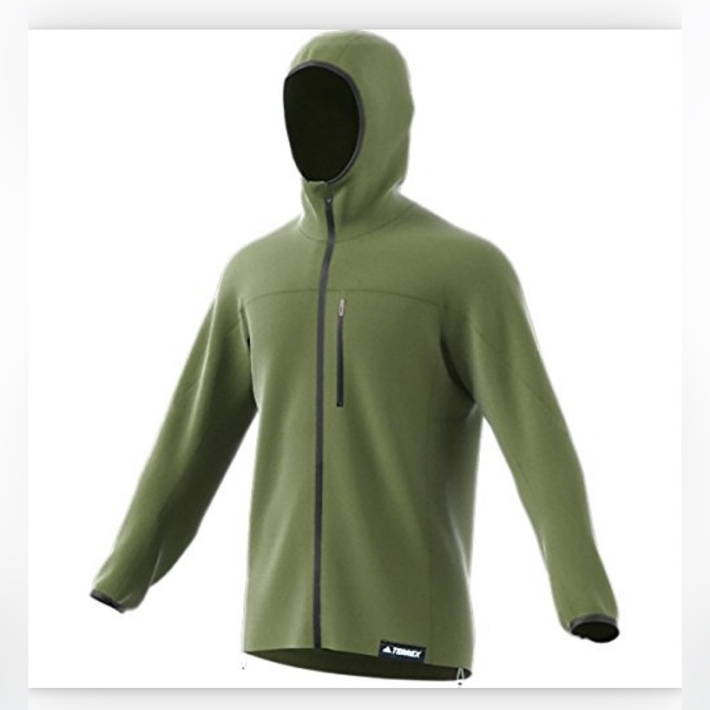 NWT adidas terrex tracerocker fleece hoodie size small